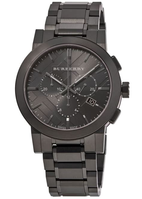 burberry men's classic chronograph leather strap watch|burberry watch clearance.